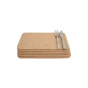 set of 6 rectangular table mats