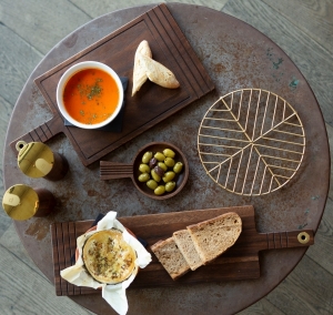 Deco Dark Wooden Serving Boards