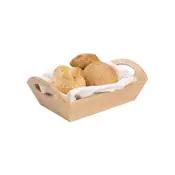 rectangular serving display tray with 2 handles