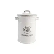pride of place sugar jar white