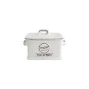 pride of place butter dish white