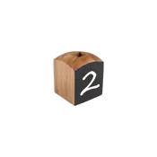 square table marker with chalk side